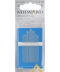 MILWARD Šivanke za ročno šivanje | klobučevinarske | št. 3-9 | 16kosov 2121310