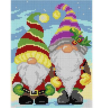 Gobelin Božična škratka | 18x24cm