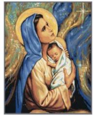 ROYAL PARIS Gobelin Marija z Jezusom | 47,5x37cm 9880142-00064