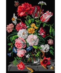 ORCHIDEA Gobelin Rože v stekleni vazi | Jan Davidszoon de Heem | 40x60cm 3182Q