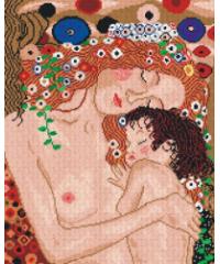 ORCHIDEA Gobelin Mama in otrok | Gustav Klimt | 40x50cm 1212M