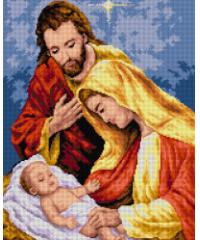 ORCHIDEA Gobelin Jožef, Marija in Kristus | 40x50cm 2525M