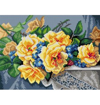Gobelin Rumene vrtnice | Paul de Longpre | 30x40cm