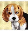 Gobelin Beagle | 15x15cm