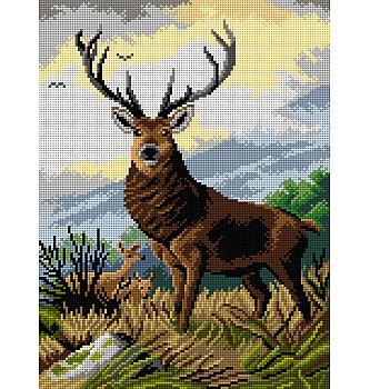 Gobelin Jelen | 30x40cm