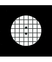 CSE Gumb Črnobel vzorec | 2 luknji | 38 911021.038