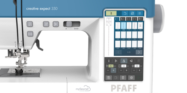 vezilni stroj pfaff creative expect 350 zaslon