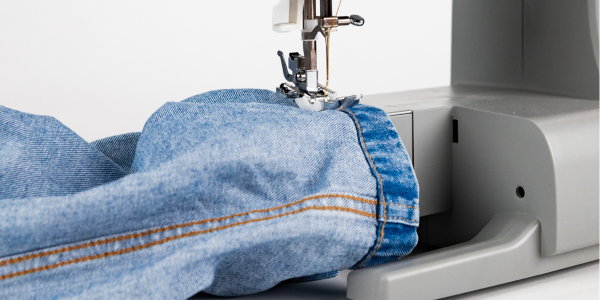 šivalni stroj veritas power stitch jeans kavbojke