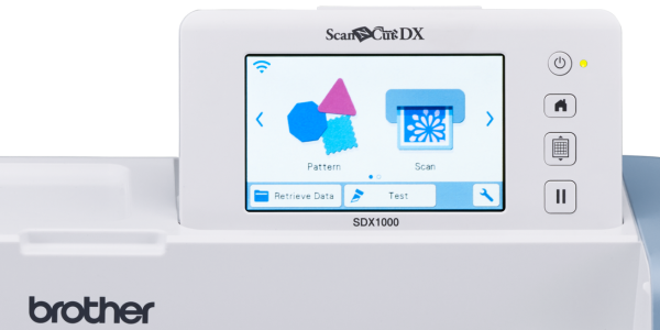 brother scanncut SDX1000 zaslon