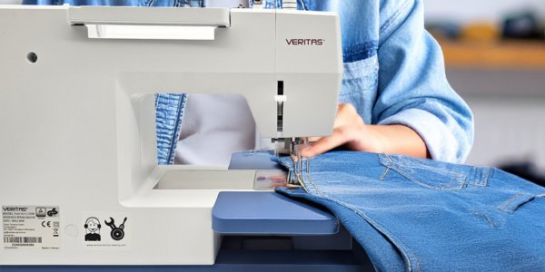 šivalni stroj veritas power stitch denim šivanje
