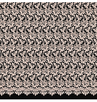 Čipka s cvjetnom bordurom | 100%PL