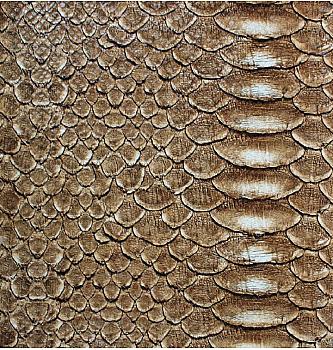 Umjetna koža Zmija | smeđa | 83%PVC / 15%PL / 2%PU