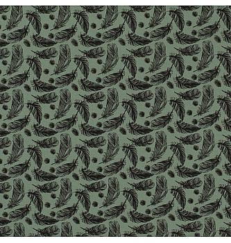 Jersey Perje | starinsko zelena | 95%CO / 5%EL