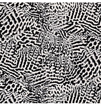 Pamučni saten Životinjski | crna | 98% CO / 2% EL