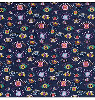 Jersey Oči | tamno plava | 95%CO / 5%EL