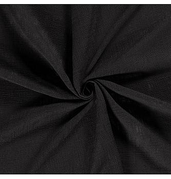 Pamučna tkanina Slub | crna | 100%CO