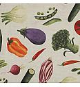 Deko pamuk Povrće | krem | digitalni tisak | 100%CO