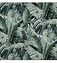 Deko pamuk Tropska raskoš | zelena | digitalni tisak | 100%CO