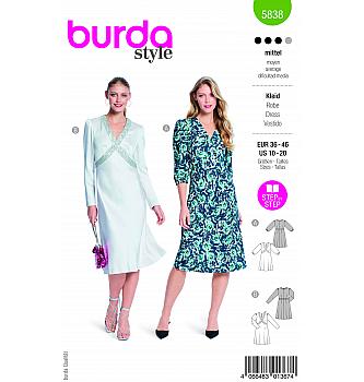 Kroj Elegantna ženska haljina sa V izrezom