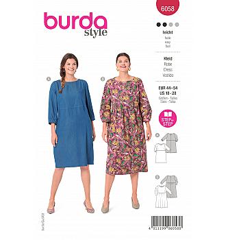 Kroj Udobna haljina s tričetvrt rukavima