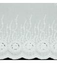 Pamučna tkanina sa bordurom Felicia | bijela | 100%CO