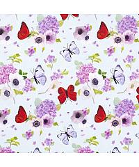 Nooteboom Felpa Leptiri | svijetlozeleno  | digitalni tisak | 95%CO / 5%EL 13708.021