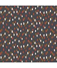 Verhees GOTS felpa čupavljena Šarene crtice | tamnosiva |  95%CO / 5%EL 08068.005