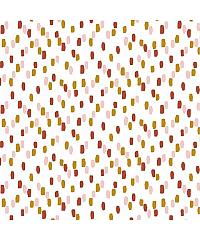 Verhees GOTS felpa čupavljena Šarene crtice | bijela |  95%CO / 5%EL 08068.001