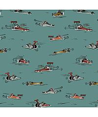 Verhees GOTS felpa čupavljena Formule | zelena | 95%CO / 5%EL 07758.006