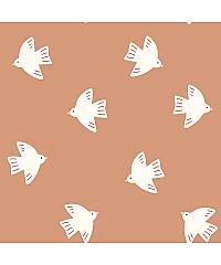 Nooteboom Felpa Ptice u letu | losos | 92%CO / 8%EL 25453.013