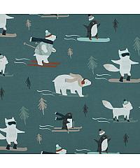 Verhees Felpa Veselo skijanje | digitalni tisak | 93%CO / 7%EL 06467.002