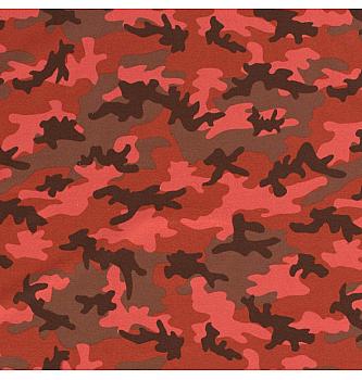 Jersey Maskirni uzorak | boja cigle | 95%CO / 5%EL