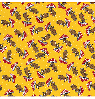 Jersey Vesele krtice | oker | 95%CO / 5%EL