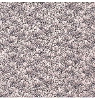 Jersey Neobično cvijeće | svijetloružičasta | 95%CO / 5%EL