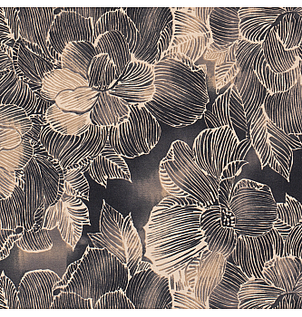 Jersey Prugasto cvijeće | bež | digitalni tisak | 95%CO / 5%EL