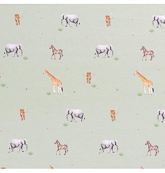 Jersey Životinje | mint | digitalni tisak | 95%CO / 5%EL