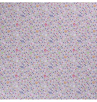 Jersey Podkove i srca | svjetlosiva | 95%CO / 5%EL