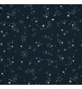 Jersey Zvjezdice glitter | indigo melanž | 60%CO / 35%PL / 5%EL