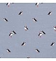 GOTS Jersey Puffins | sivoplava | digitalni tisak | 95%CO / 5%EL