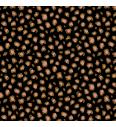 Popelin Leopard | crna | 100%CO