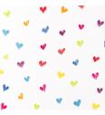 Popelin Nacrtana srca | multicolor | 100%CO