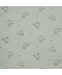 Verhees Tetra Slatki slonići | svjetlosiva | 100%CO 09790.002