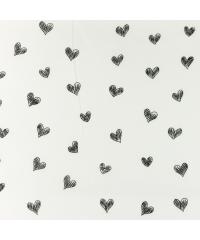 KH Group Popelin Nacrtana srca | bijela | 100%CO S1155-183667