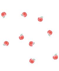 Nooteboom Tetra Crvena jabuka | bijela | digitalni tisak | 100%CO 23460.050