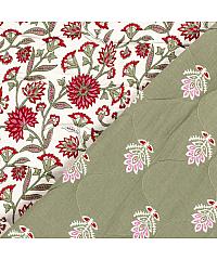 Nooteboom Preštepana tetra Cvjetni | obostrana | krem/maslinasta | 100%CO 23281.027