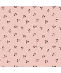 Verhees Popelin Cvijeće i točkice | roza| 100%CO 07693.010