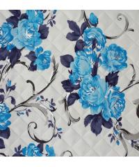 PTX Umjetna koža Plave ruže sa srebrnim | 83%PVC / 15%PL / 2%PU 4279961032