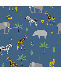 Nooteboom Popelin Savana | plava | 100%CO 15802.006