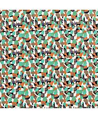 Nooteboom Pamučni saten Obojeni komadići | bež | 98% CO / 2% EL 19122.052