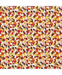 Nooteboom Pamučni saten Šareni komadići | kamel | 98% CO / 2% EL 19122.053